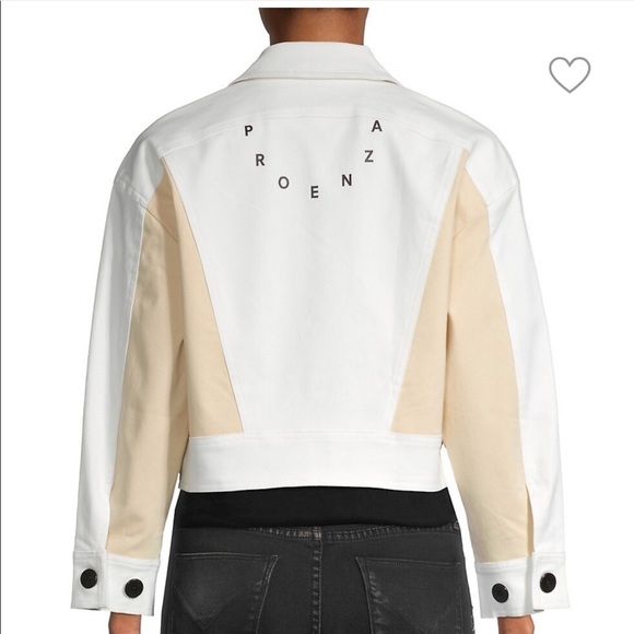 Paneled Cropped utility jacket - Picture 2 of 3